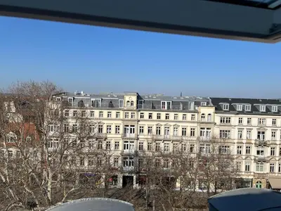 Das Gebäude in dem sich die Ferienwohnung befindet