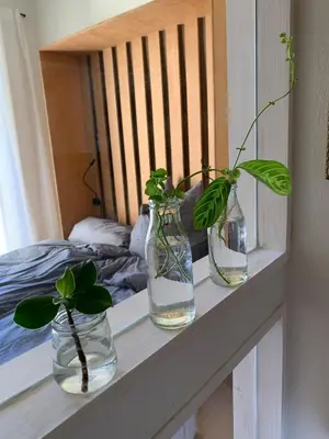 Ein Bett oder Betten in einem Zimmer der Unterkunft Cozy apartment