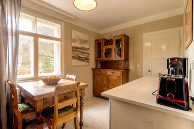 Küche/Küchenzeile in der Unterkunft Apartment Schrammsteinblick 2