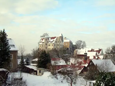 Burg Hohnstein im Winter