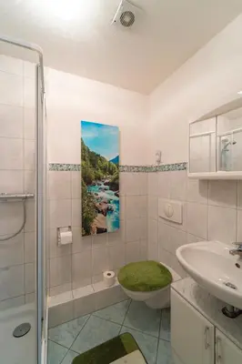 Ein Badezimmer in der Unterkunft Ferienvilla Drechsler
