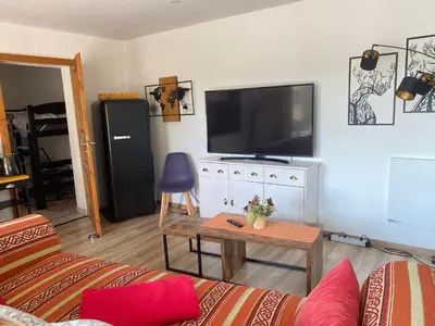 TV/Unterhaltungsangebot in der Unterkunft Ferienwohnung Seeblick