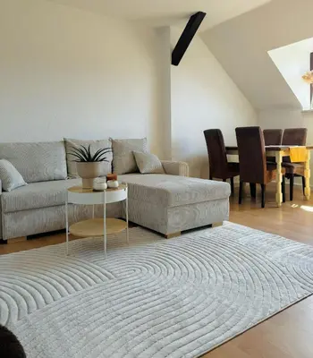 Ein Sitzbereich in der Unterkunft Boho Elegance
