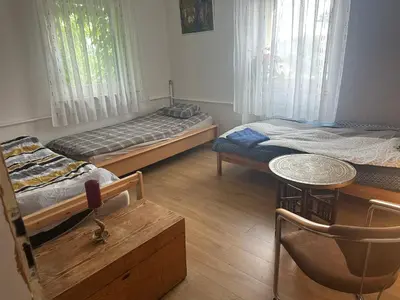 Ein Bett oder Betten in einem Zimmer der Unterkunft Villa Martha