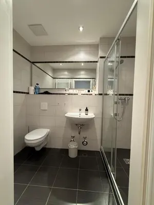 Ein Badezimmer in der Unterkunft Gemütlich und ruhig im Herzen der Dresdner Neustadt