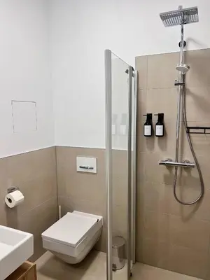 Ein Badezimmer in der Unterkunft Cozy Voyage - Frauenkirche 2 - Ruhig und Zentral