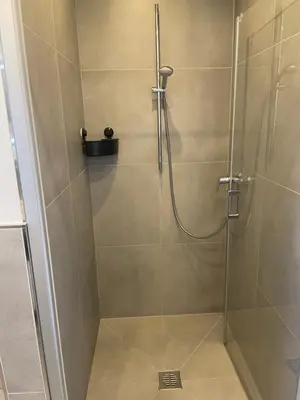 Ein Badezimmer in der Unterkunft Großkoschen Wohnungen