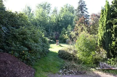 Ein Garten an der Unterkunft Pension Sonne Hartha