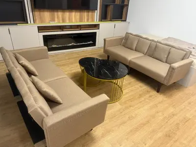 Ein Sitzbereich in der Unterkunft City Apartment Dresden 3