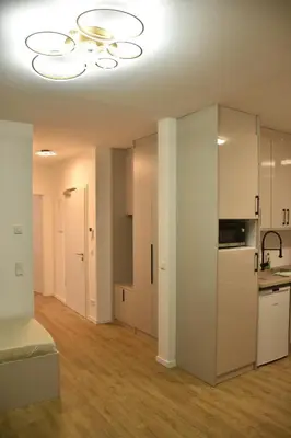 Küche/Küchenzeile in der Unterkunft City Apartment Dresden 3