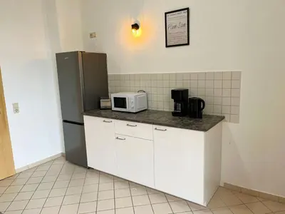 Küche/Küchenzeile in der Unterkunft Modern Work & Relax Apartment