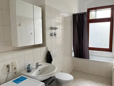 Ein Badezimmer in der Unterkunft Modern Work & Relax Apartment