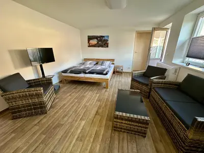TV/Unterhaltungsangebot in der Unterkunft Ferienwohnung Gerdi