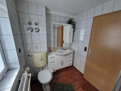 Ein Badezimmer in der Unterkunft Ferienwohnung Christoph