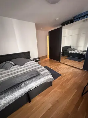 Ein Bett oder Betten in einem Zimmer der Unterkunft Apartment in the heart of Dresden