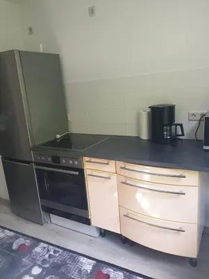 Küche/Küchenzeile in der Unterkunft Ferienwohnung am Tharandter Wald