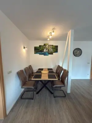 Ein Sitzbereich in der Unterkunft Am Stadtrand