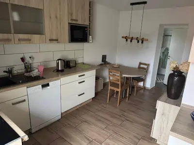 Küche/Küchenzeile in der Unterkunft Ferienhaus Frida