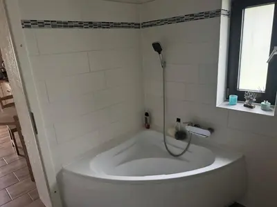 Ein Badezimmer in der Unterkunft Ferienhaus Frida