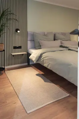 Ein Bett oder Betten in einem Zimmer der Unterkunft Speise Anwesen Burkau Sachsen