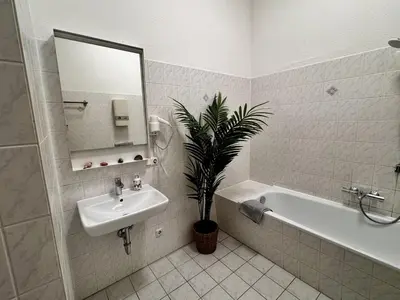 Ein Badezimmer in der Unterkunft König Georg 1