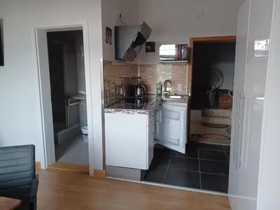 Küche/Küchenzeile in der Unterkunft Stadtvilla Nichterlein - Ferienwohnung Nr 3