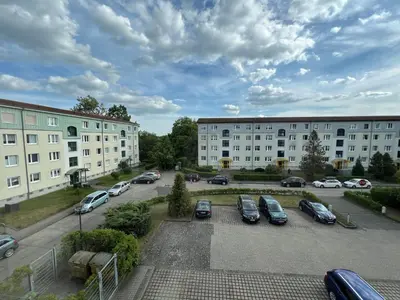 Das Gebäude in dem sich die Ferienwohnung befindet