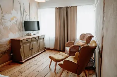TV/Unterhaltungsangebot in der Unterkunft Urlaubsfreude Biedermann Haus Blumenglück - Gänseblümchen