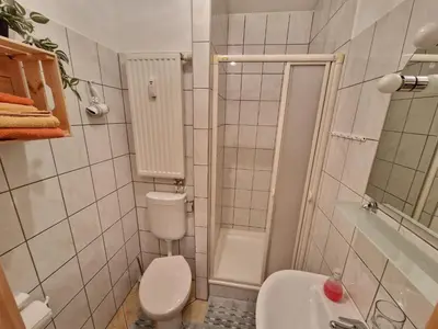 Ein Badezimmer in der Unterkunft Ferienwohnung Anna