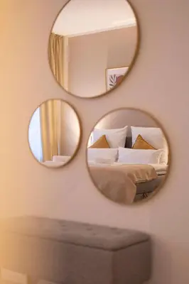 Ein Bett oder Betten in einem Zimmer der Unterkunft 4-room apartment in the heart of Chemnitz