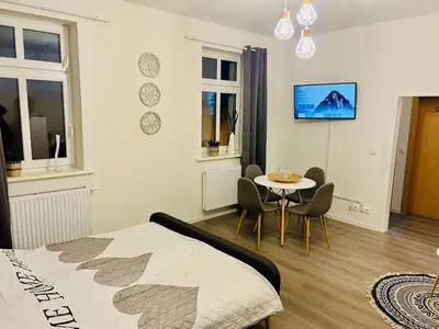 TV/Unterhaltungsangebot in der Unterkunft ElbStadtFlair Apartment