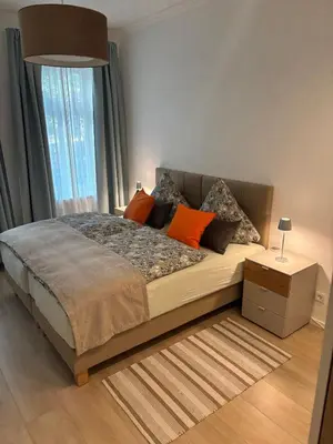 Ein Bett oder Betten in einem Zimmer der Unterkunft FeWo Katharina