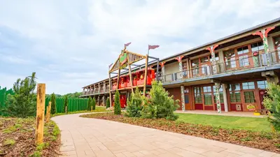 Ein Garten an der Unterkunft Die Karls Bande - Das Hotel