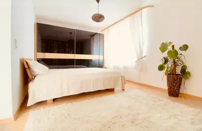Ein Bett oder Betten in einem Zimmer der Unterkunft Zentrale Wohlfühloase