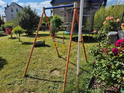 Ein Garten an der Unterkunft Gästewohnung Müller