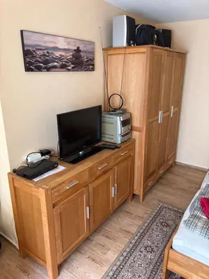 Küche/Küchenzeile in der Unterkunft Ferienhaus Schwope 04654 Frohburg OT Kohren-Sahlis Friedensstraße 33