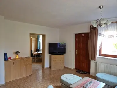 TV/Unterhaltungsangebot in der Unterkunft Schöne Ferienwohnung im Herzen der Sächsischen Schweiz