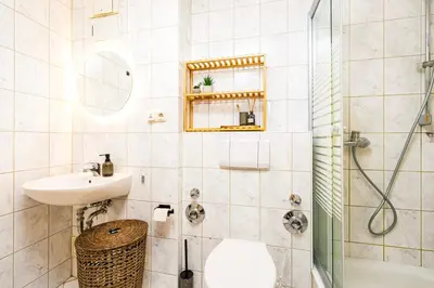 Ein Badezimmer in der Unterkunft StayTime - Atelier Loft