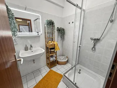 Ein Badezimmer in der Unterkunft StayTime - Linden Loft