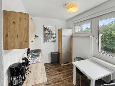 Küche/Küchenzeile in der Unterkunft StayTime - Almond Room