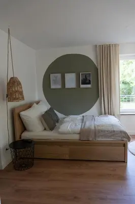 Ein Bett oder Betten in einem Zimmer der Unterkunft Ferienwohnung in Dresden - Elbnah - ruhig - neu - gut angebunden - WiFi - TV -kostenloses Parken