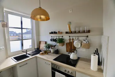 Küche/Küchenzeile in der Unterkunft Cozy Stay for 2 in Dresden
