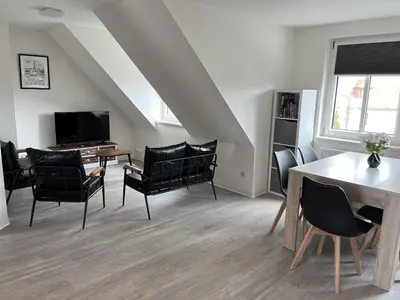 TV/Unterhaltungsangebot in der Unterkunft Comfortable apartment in Coswig