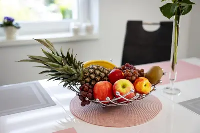 Essen in der Ferienwohnung oder in der Nähe