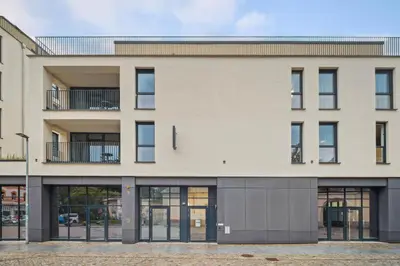 Das Gebäude in dem sich die Ferienwohnung befindet