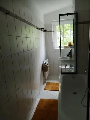 Ein Badezimmer in der Unterkunft Wohnung Chemnitz-Zentrum