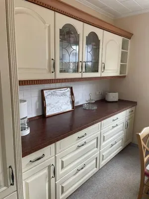 Küche/Küchenzeile in der Unterkunft Neue Ferienwohnung mit Terrasse