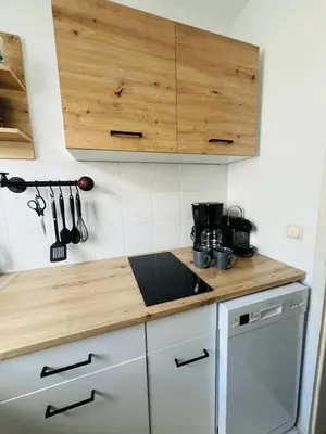 Küche/Küchenzeile in der Unterkunft Apartment Arjen