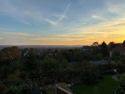 Blick auf den Sonnenuntergang/Sonnenaufgang von des Ferienhauses aus oder aus der Nähe