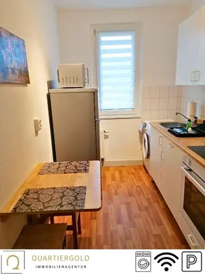 Küche/Küchenzeile in der Unterkunft Apartment I Business I Monteure